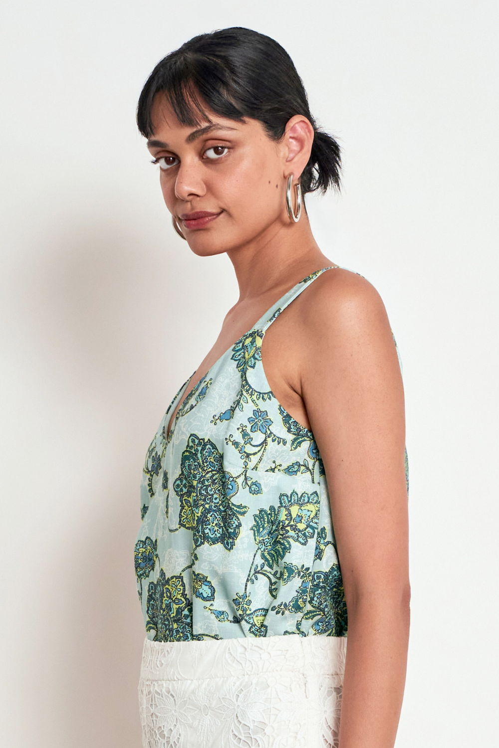 Tidal Top Fern Paisley