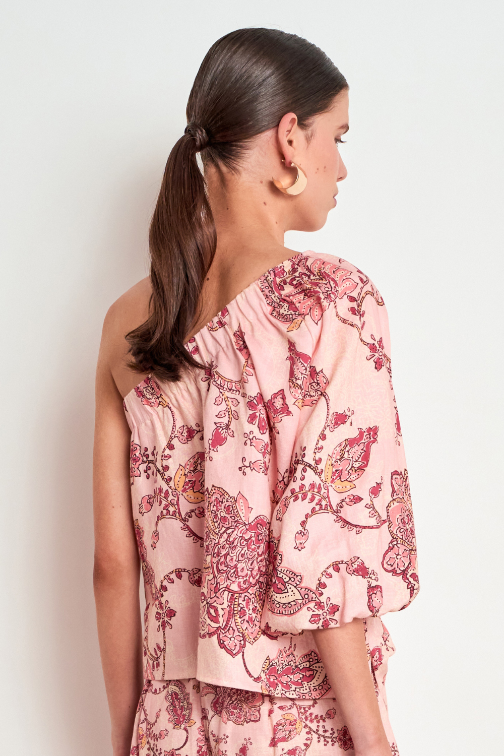 Pearl Top | Peony Paisley