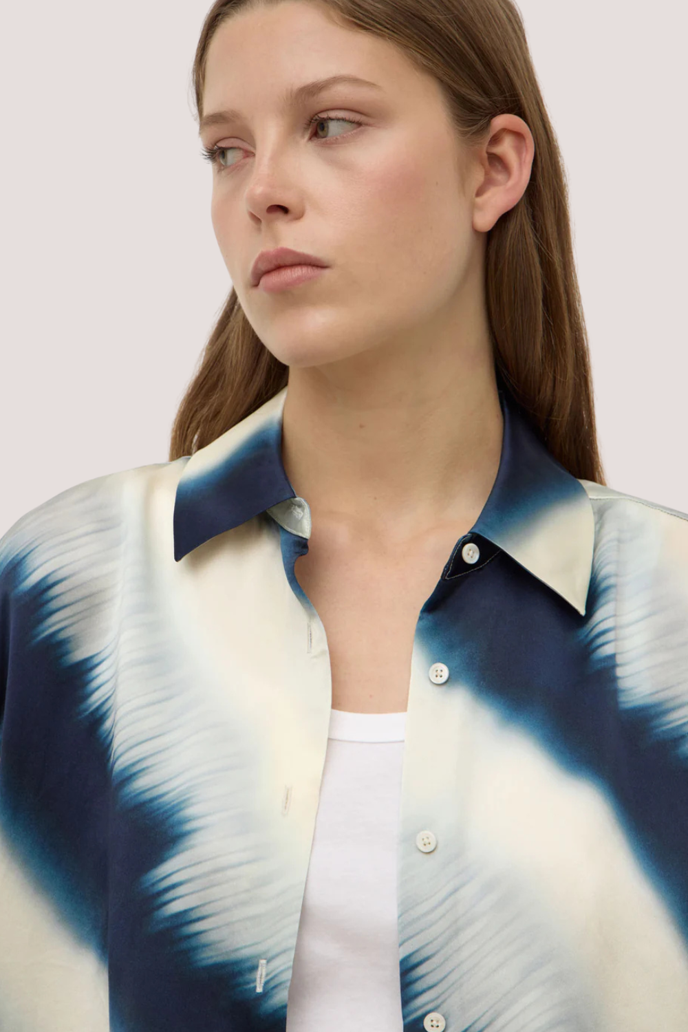 Marabella Silk Short Sleeve Shirt | Marabella Print