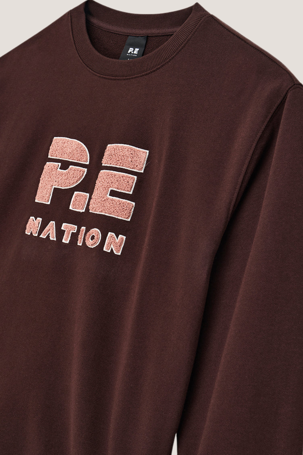Heads Up Boucle Sweat | Mahogany