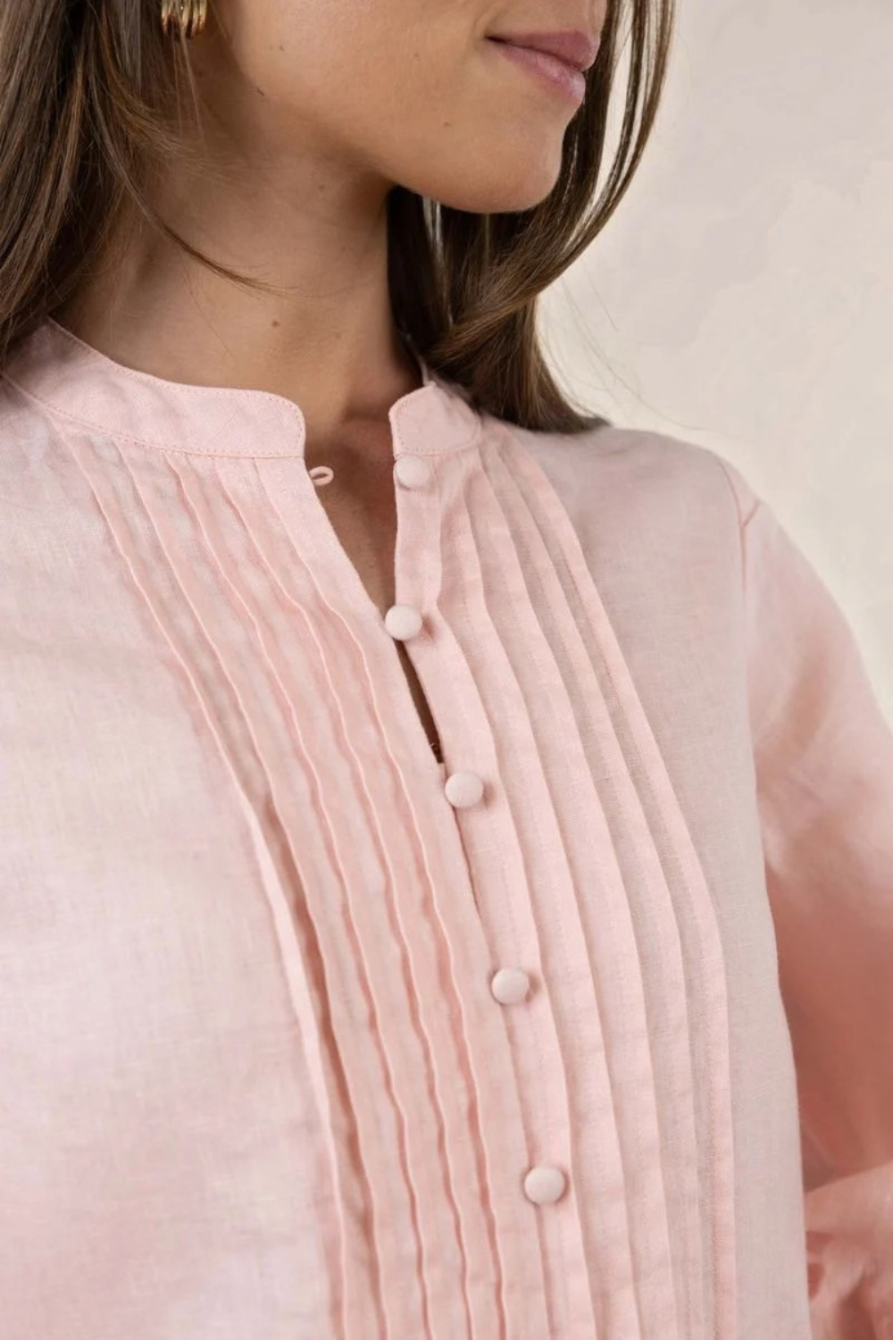 Hazel Blouse | Soft Pink