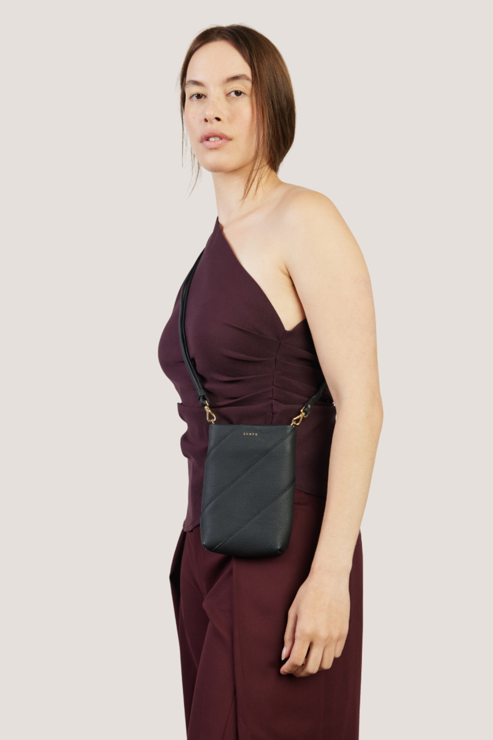 Maggie Crossbody | Black Bias
