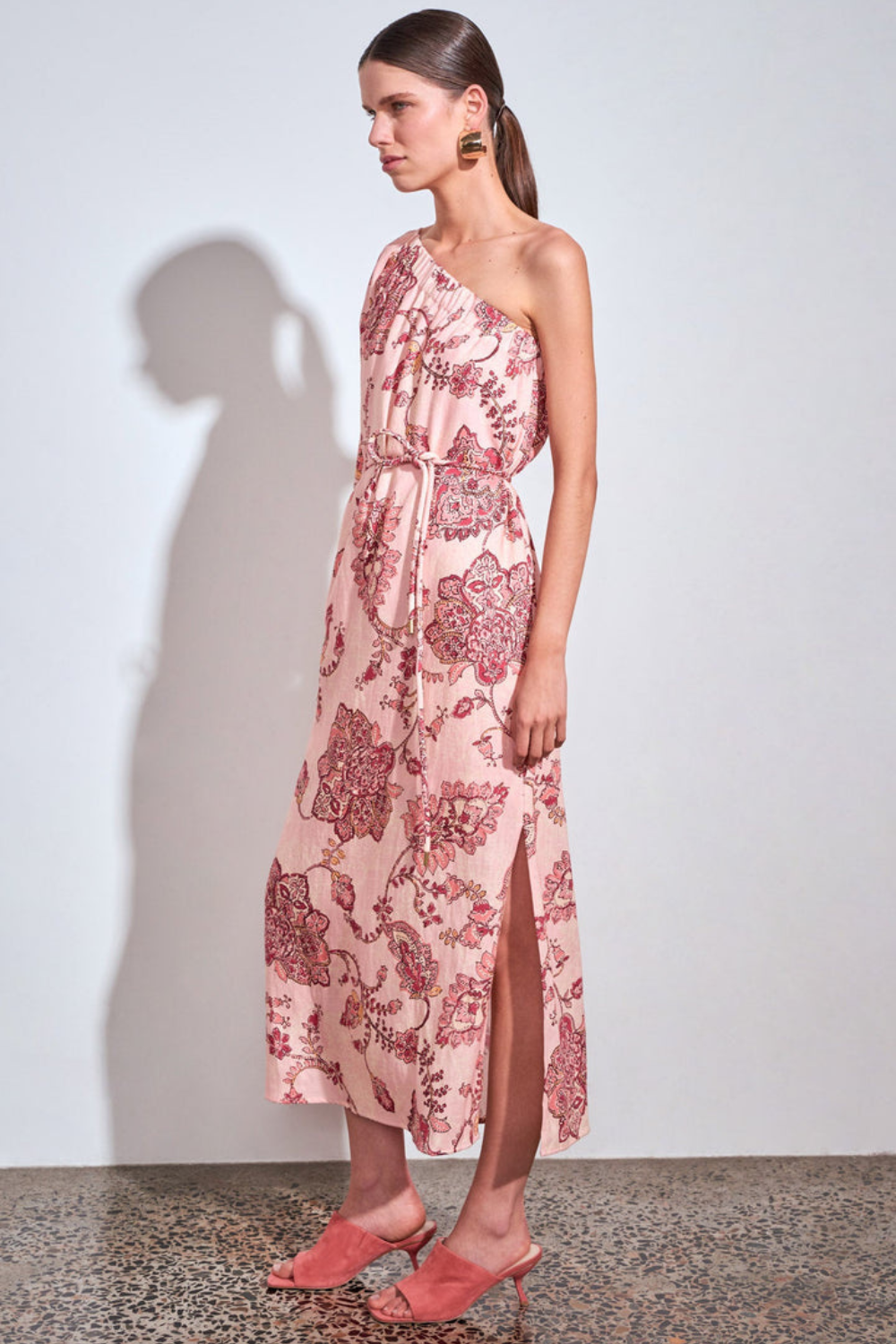 Silhouette Dress | Peony Paisley