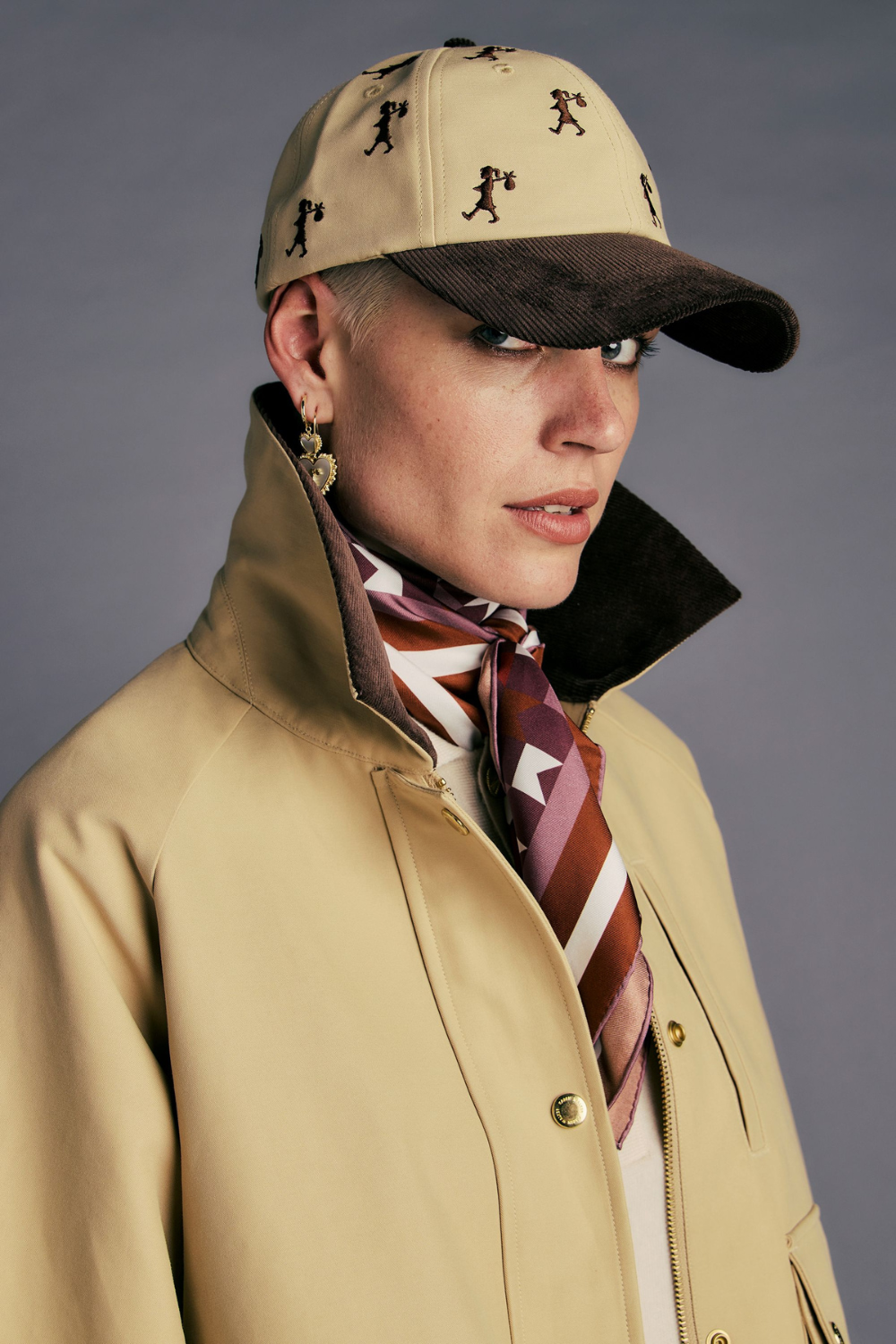 Runaway Girl Chore Cap | Tan Cotton Twill