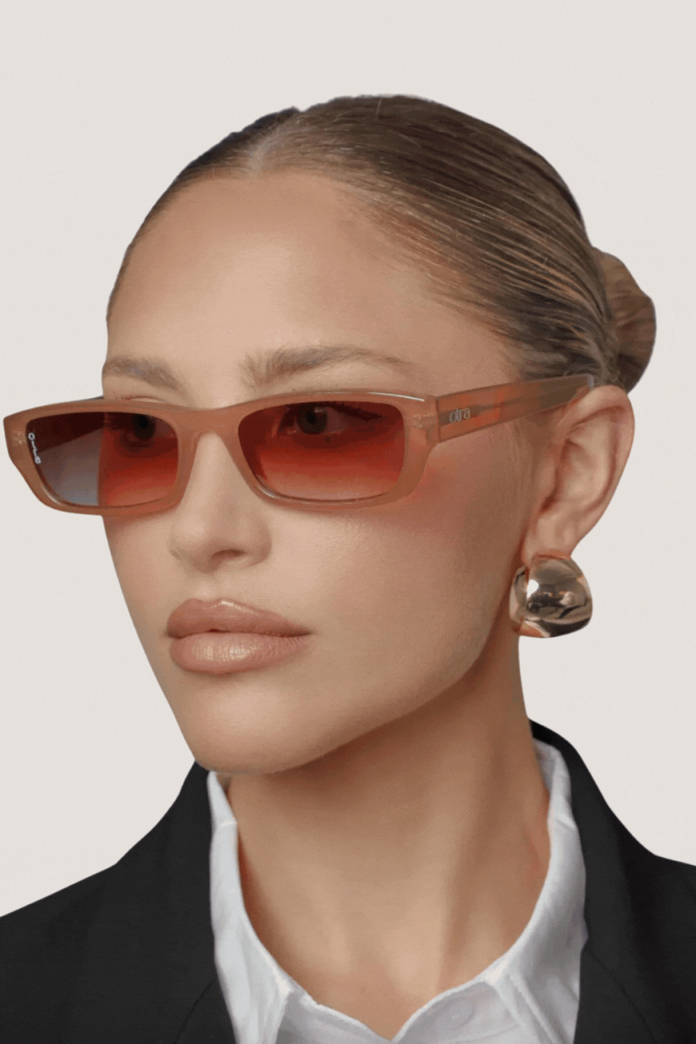 Mabel | Transparent Coffee/Brown