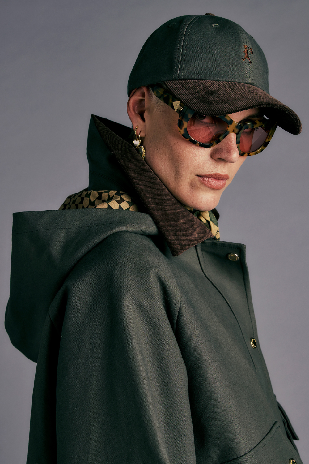 Runaway Girl Classic Cap | Olive Cotton Twill
