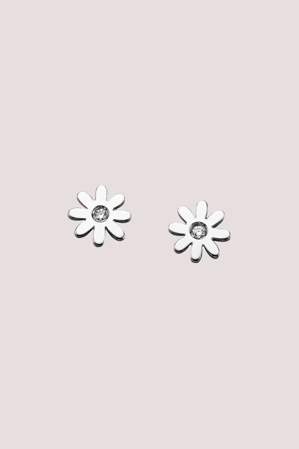 Mini Daisy Studs | Silver