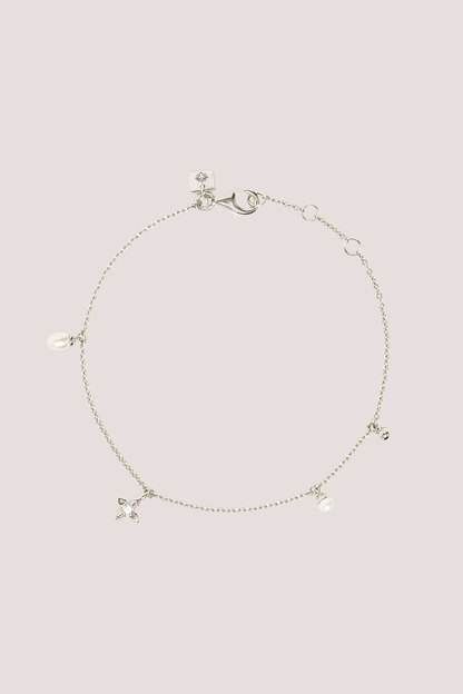 Sterling Silver Live in Peace Bracelet
