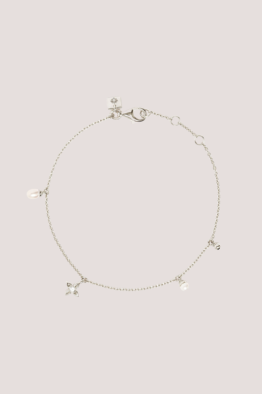 Sterling Silver Live in Peace Bracelet