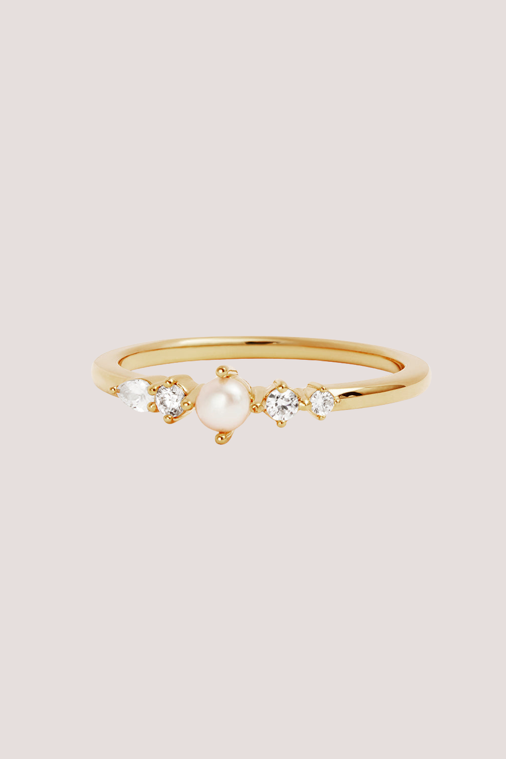 18k Gold Vermeil Sea Foam Ring