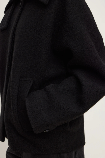 Harlow Wool Jacket | Black
