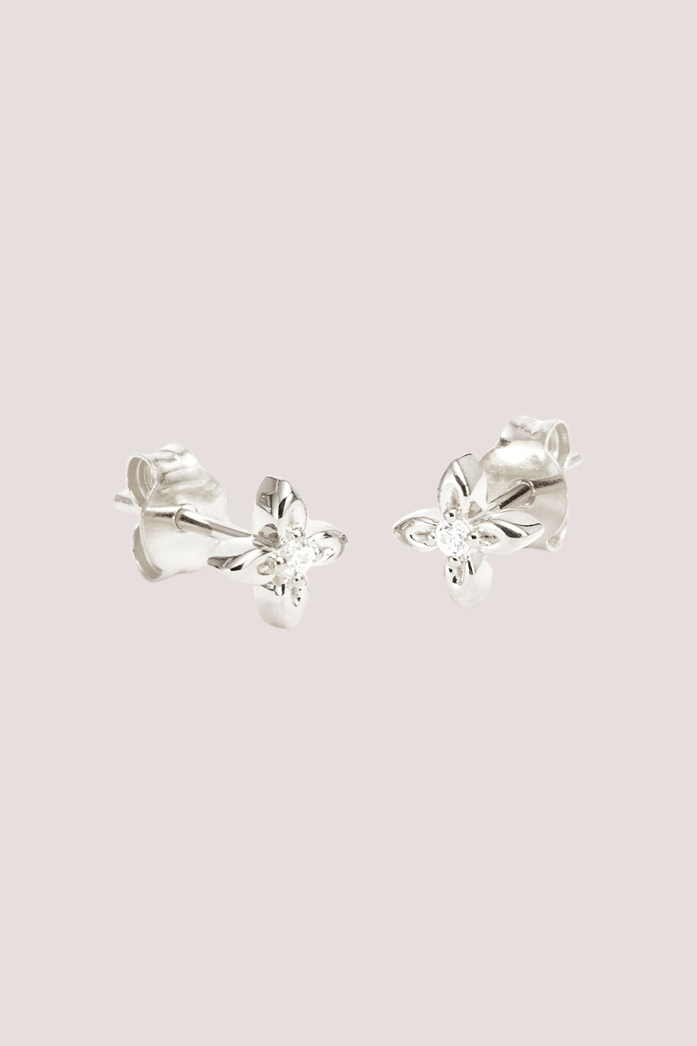 Sterling Silver Live in Light Stud Earrings
