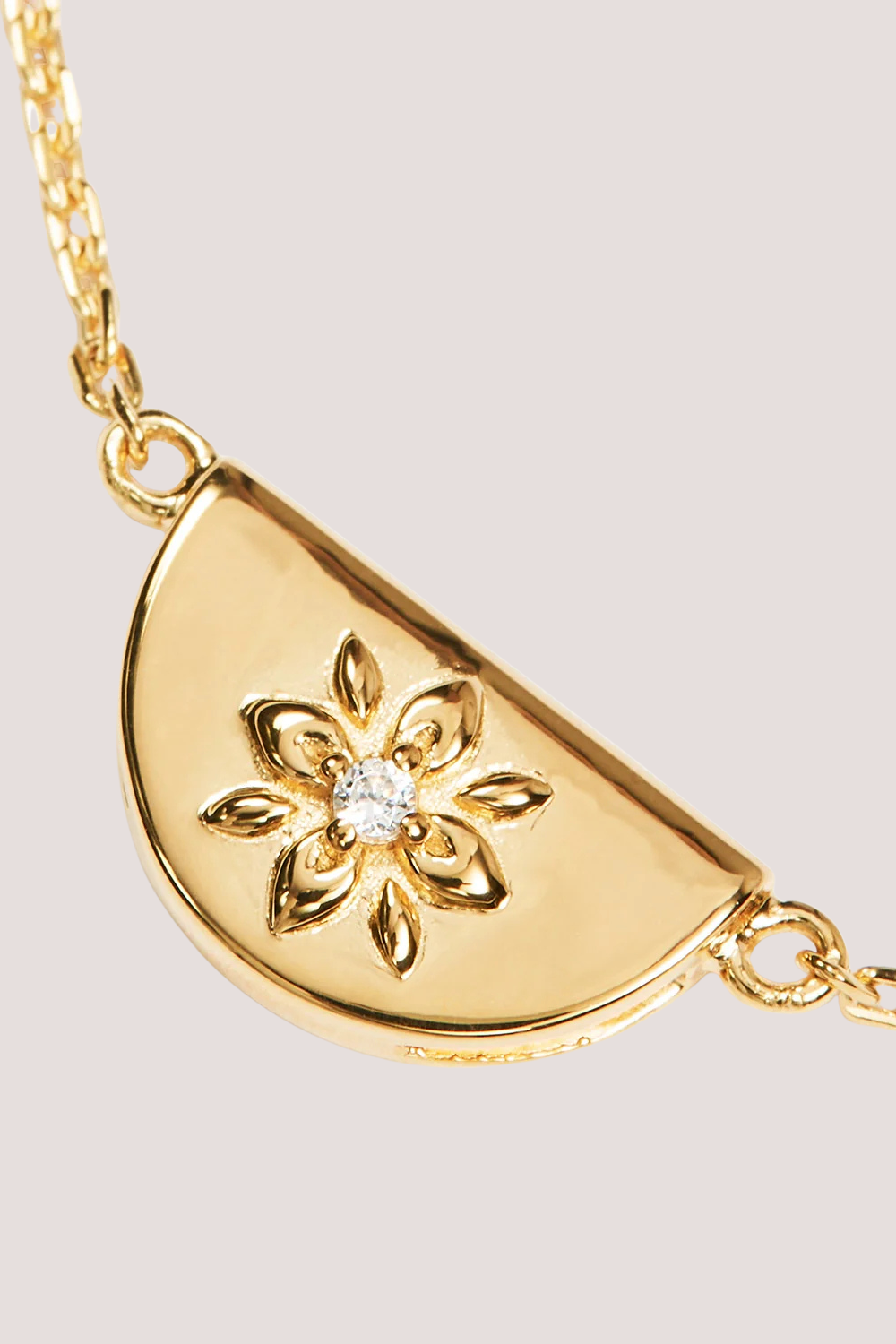 18k Gold Vermeil Lotus of Hope Bracelet