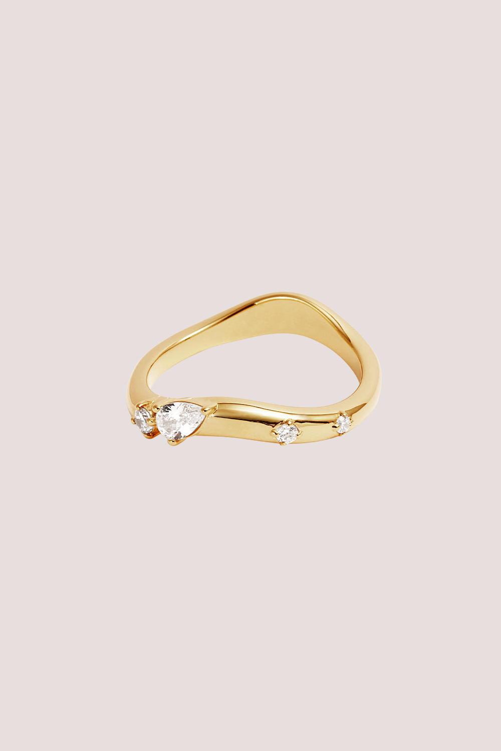 18k Gold Vermeil Chasing Tides Ring