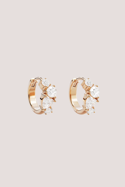 18k Gold Vermeil Dream Lover Huggies
