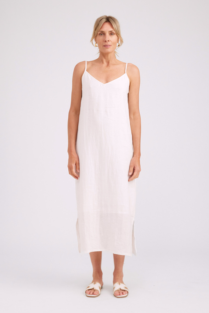 Studio Tank Maxi Dress | White