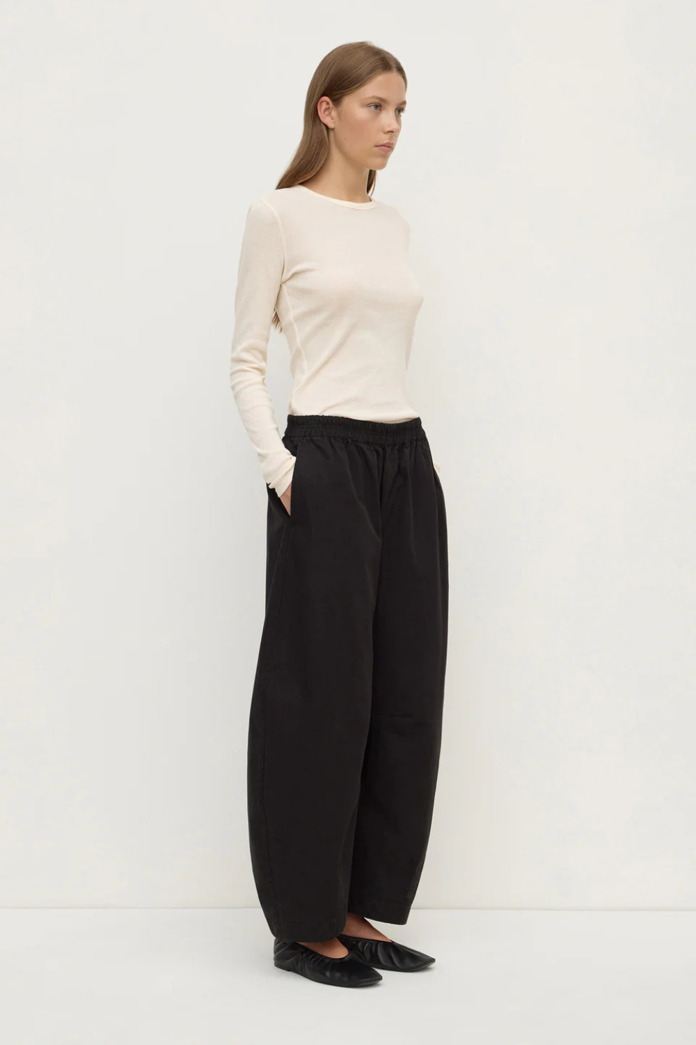 Lola Barrel Pant | Black