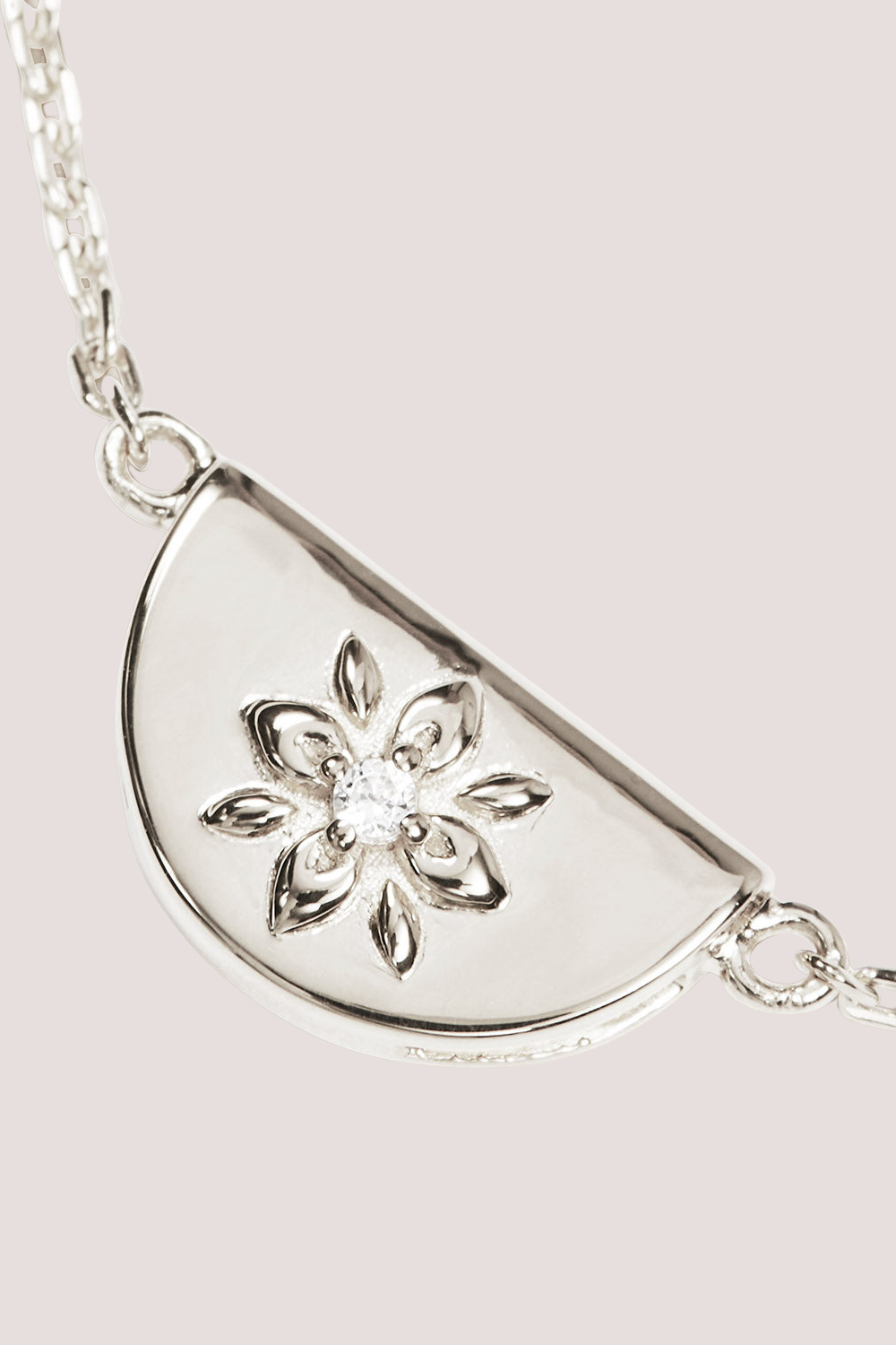 Sterling Silver Lotus of Hope Bracelet