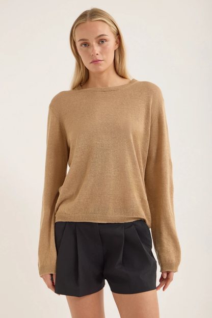 Orlon Linen Sweater | Cafe