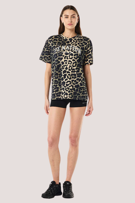 Heritage Tee | Leopard Print