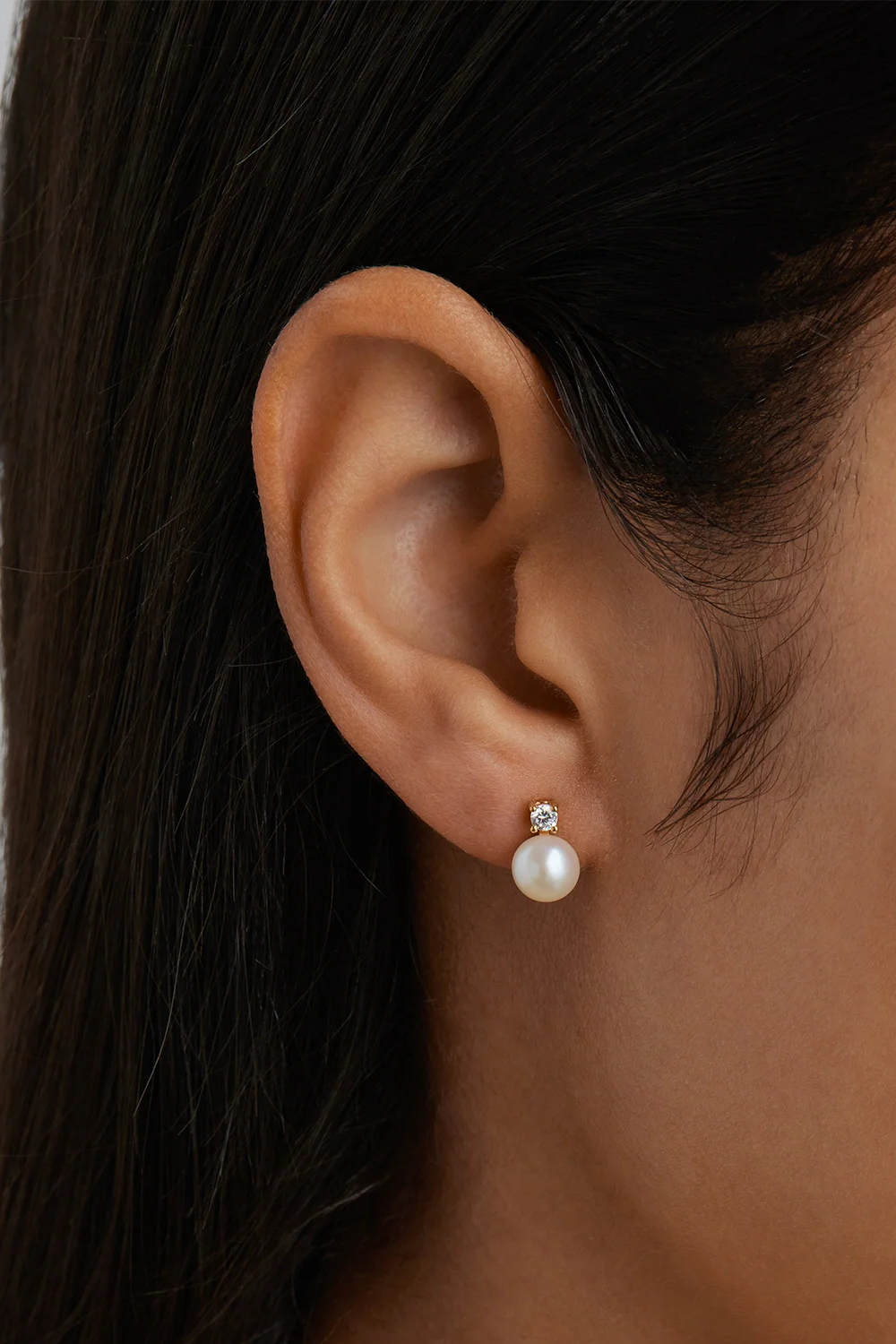 18k Gold Vermeil Moments With You Pearl Stud Earrings - 6mm