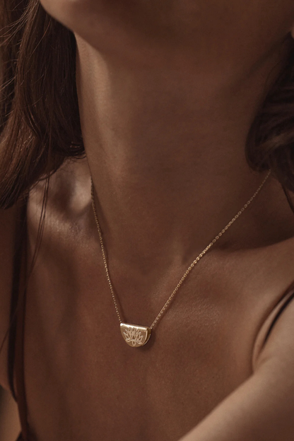 18k Gold Vermeil Lotus Necklace