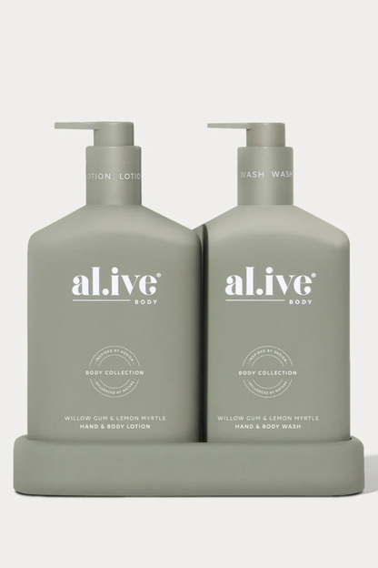 Bathroom Duo Hand And Body Wash & Lotion | Willow Gum & Lemon Myrtle