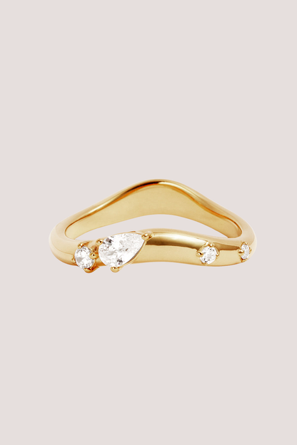 18k Gold Vermeil Chasing Tides Ring