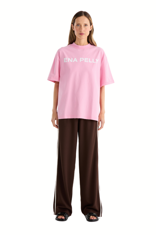 Chloe Oversized Tee | Washed Pink