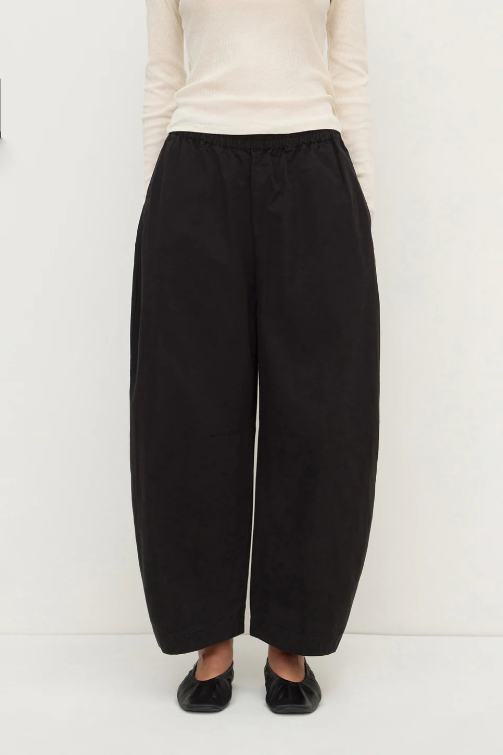 Lola Barrel Pant | Black