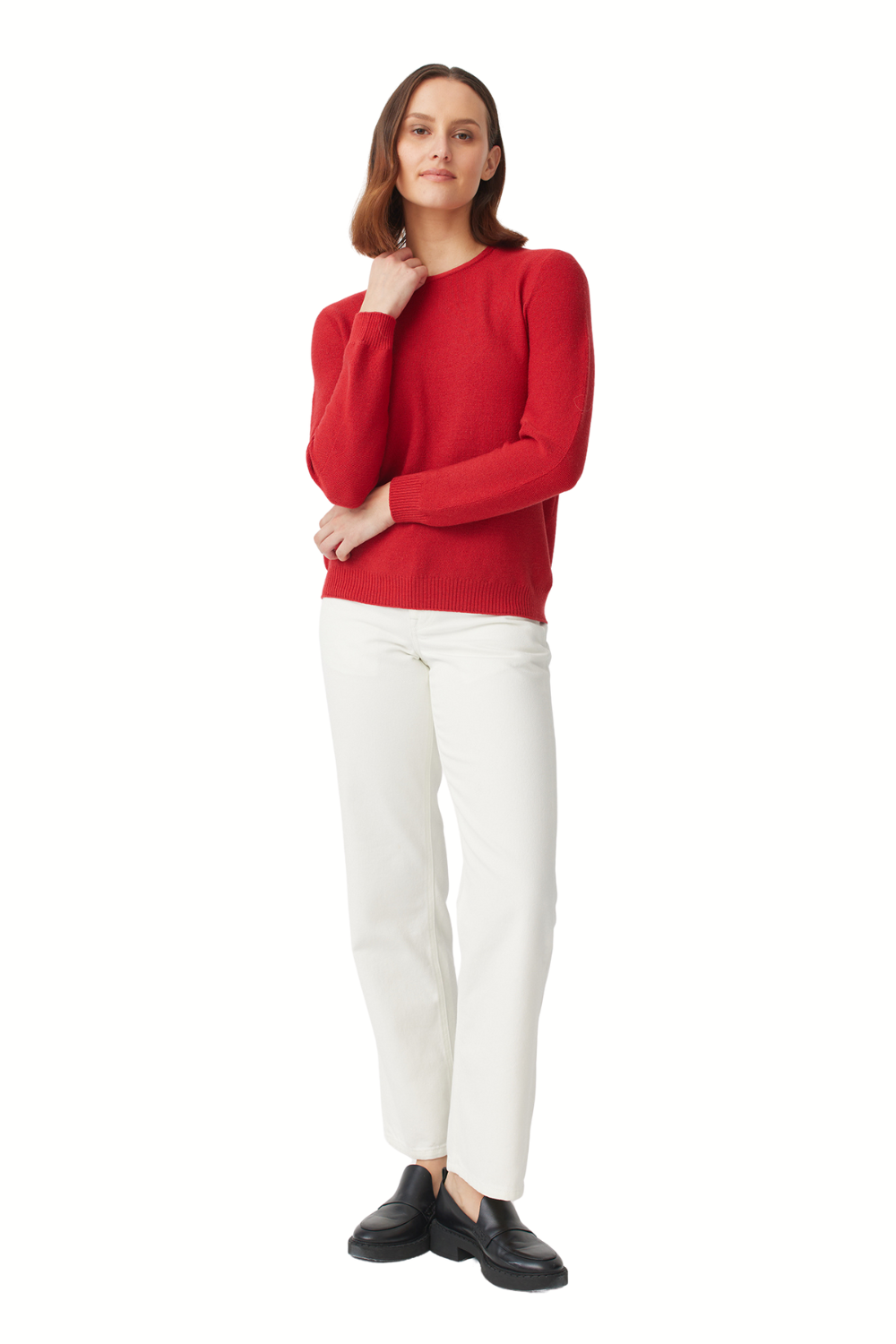 Stitch Sweater | Pomegranate