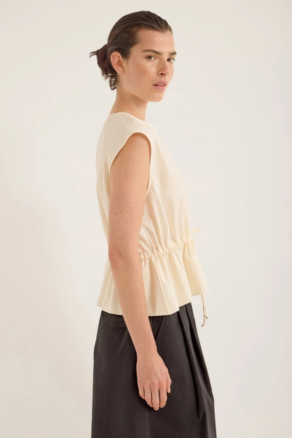 Bonne Crushed Cotton Top | Berg