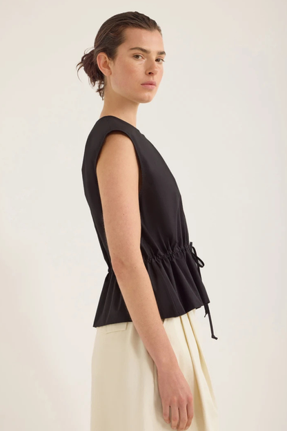 Bonne Crushed Cotton Top | Inkwell