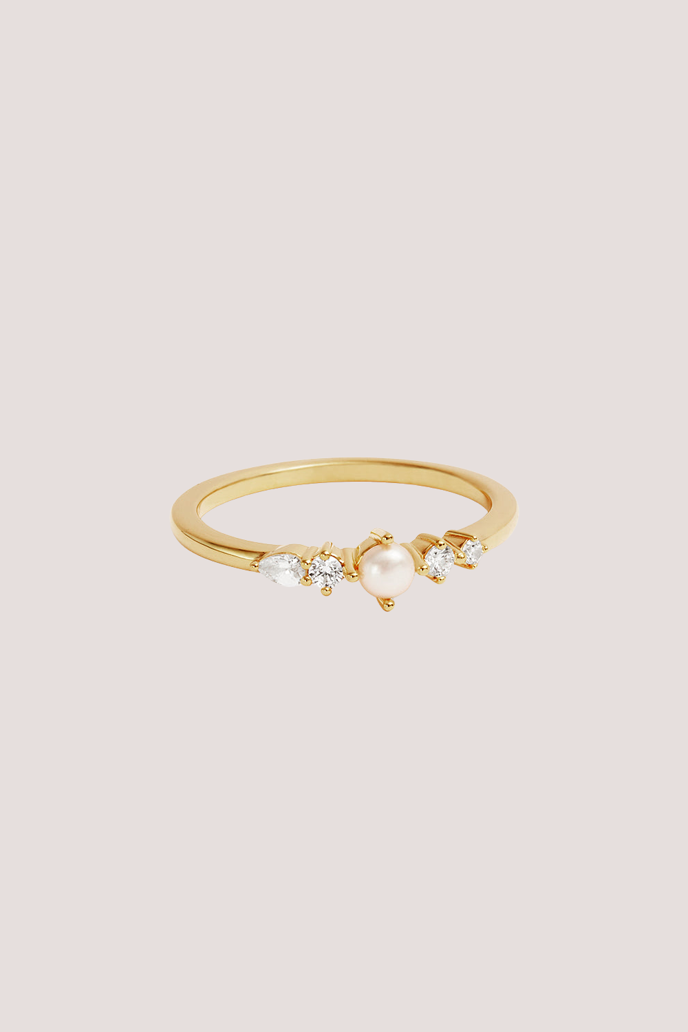 18k Gold Vermeil Sea Foam Ring