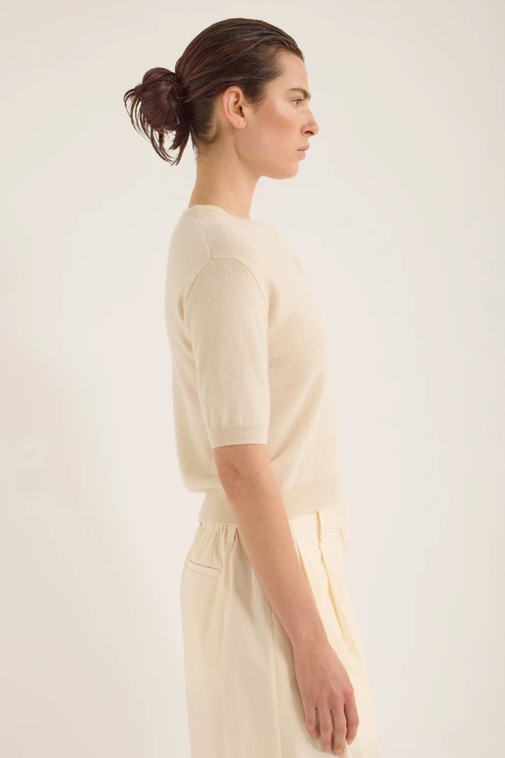 Dean Cashmere Sweater | Ante White