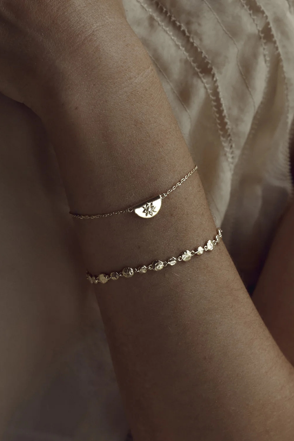 18k Gold Vermeil Lotus of Hope Bracelet
