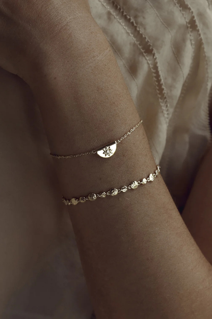 18k Gold Vermeil Lotus of Hope Bracelet