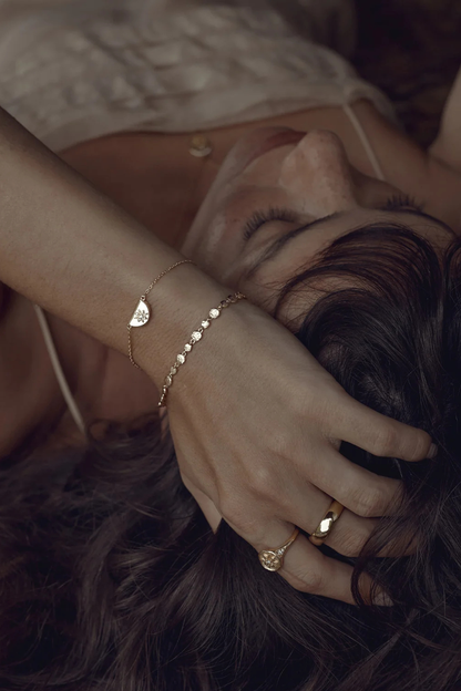 18k Gold Vermeil Lotus of Hope Bracelet