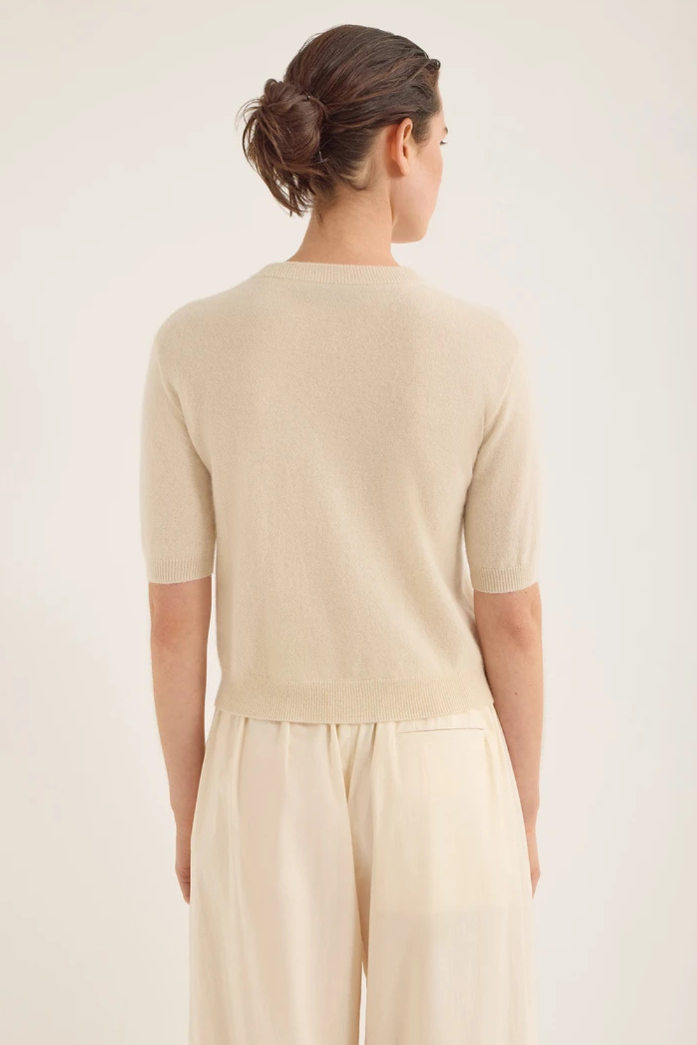 Dean Cashmere Sweater | Ante White