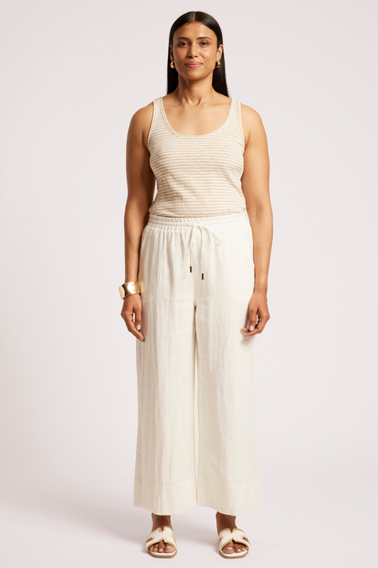Cove Relaxed Pant | White