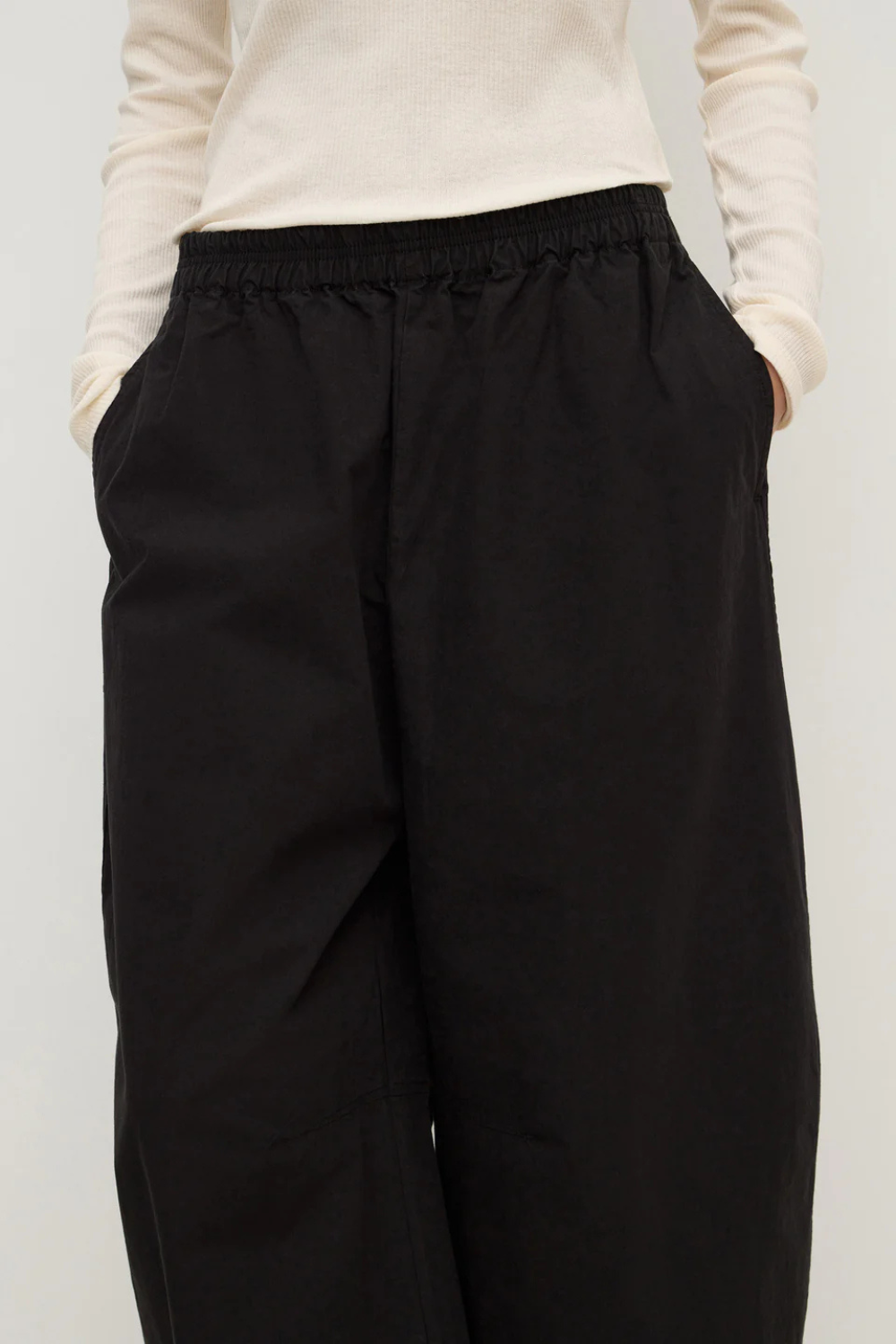 Lola Barrel Pant | Black