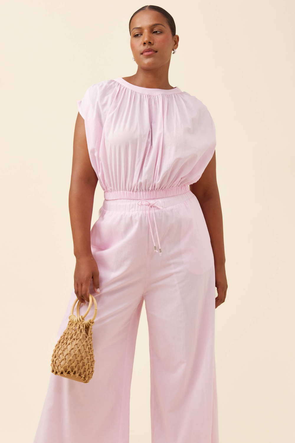 Rosa Pant | Light Pink