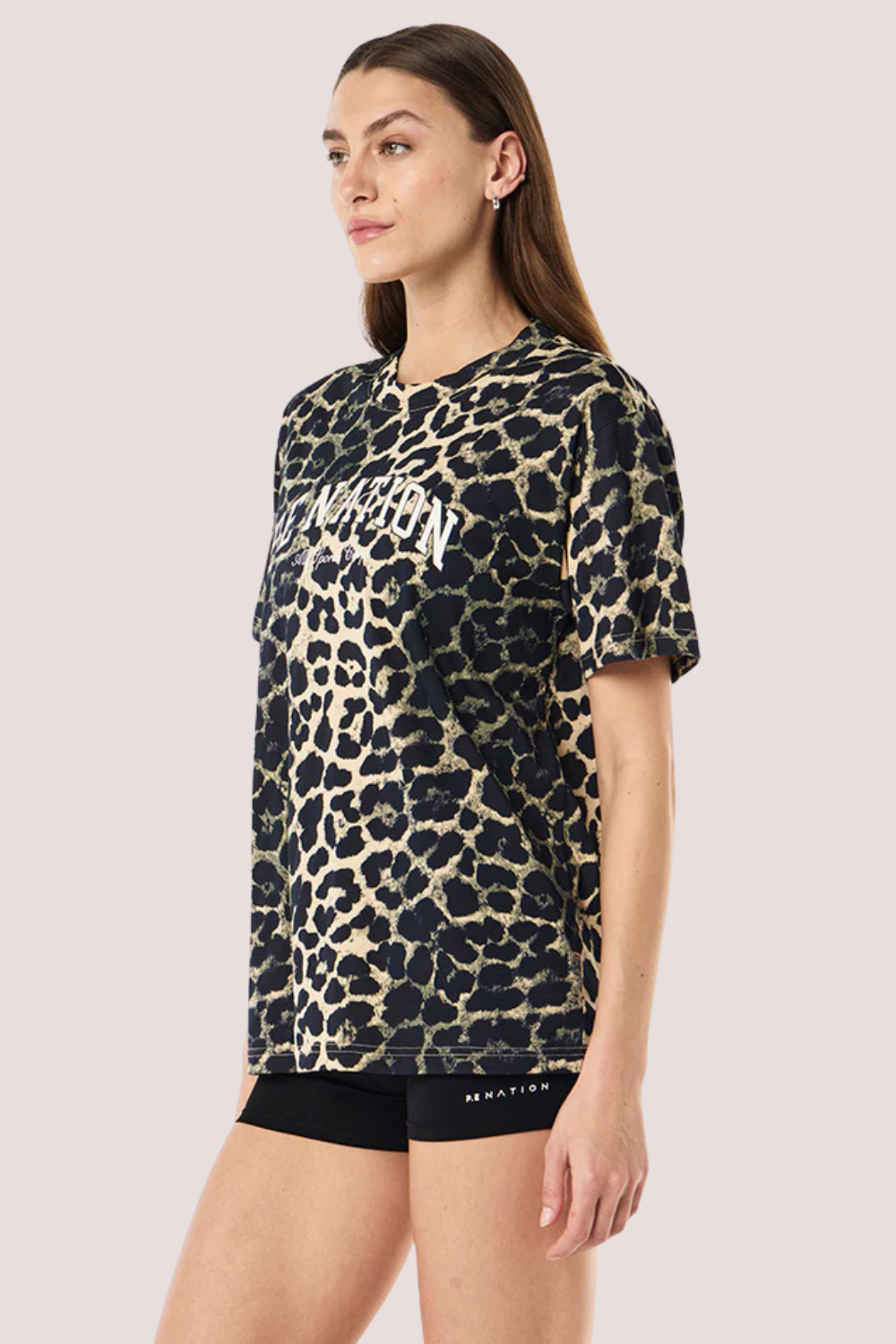 Heritage Tee | Leopard Print