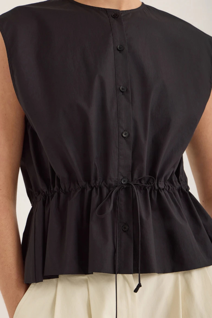 Bonne Crushed Cotton Top | Inkwell