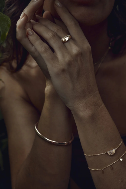 18k Gold Vermeil Lotus of Hope Bracelet