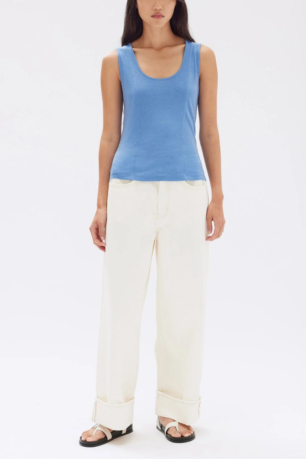 Penelope Jersey Tank | Bahama