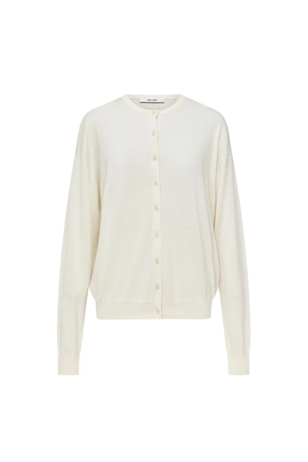 Drive Fine Cotton Cardigan | Ante White