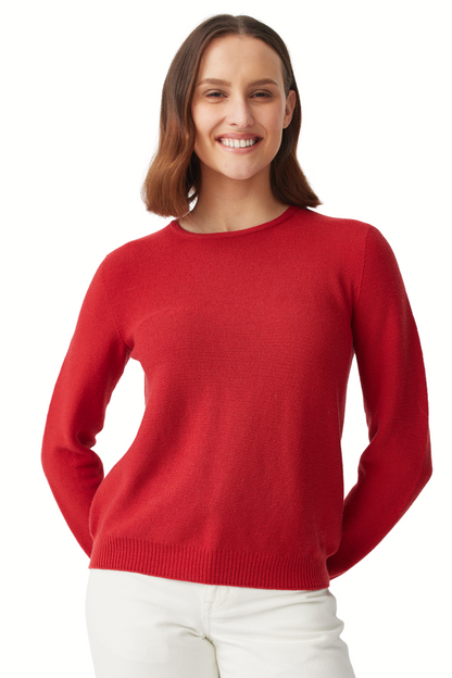 Stitch Sweater | Pomegranate