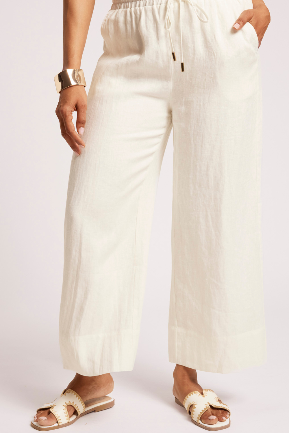 Cove Relaxed Pant | White