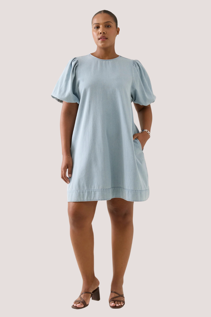 Sofie Denim Dress | Sky